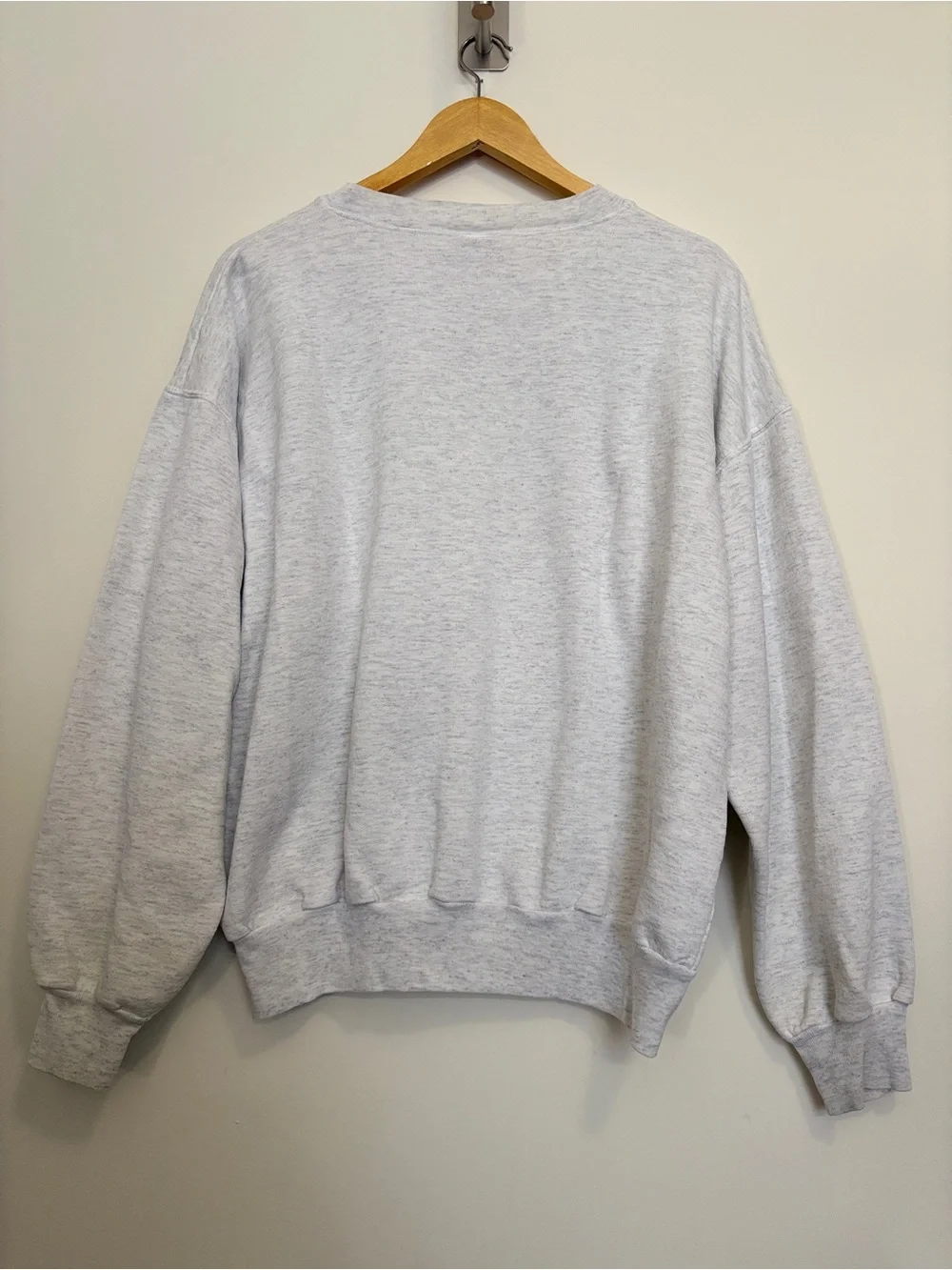 Vintage 90s Bulletin Athletic Team Canada Hockey Crewneck Sweatshirt Large Grey - Picture 7 of 13